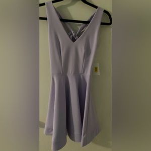 Lilac A-line spring dress